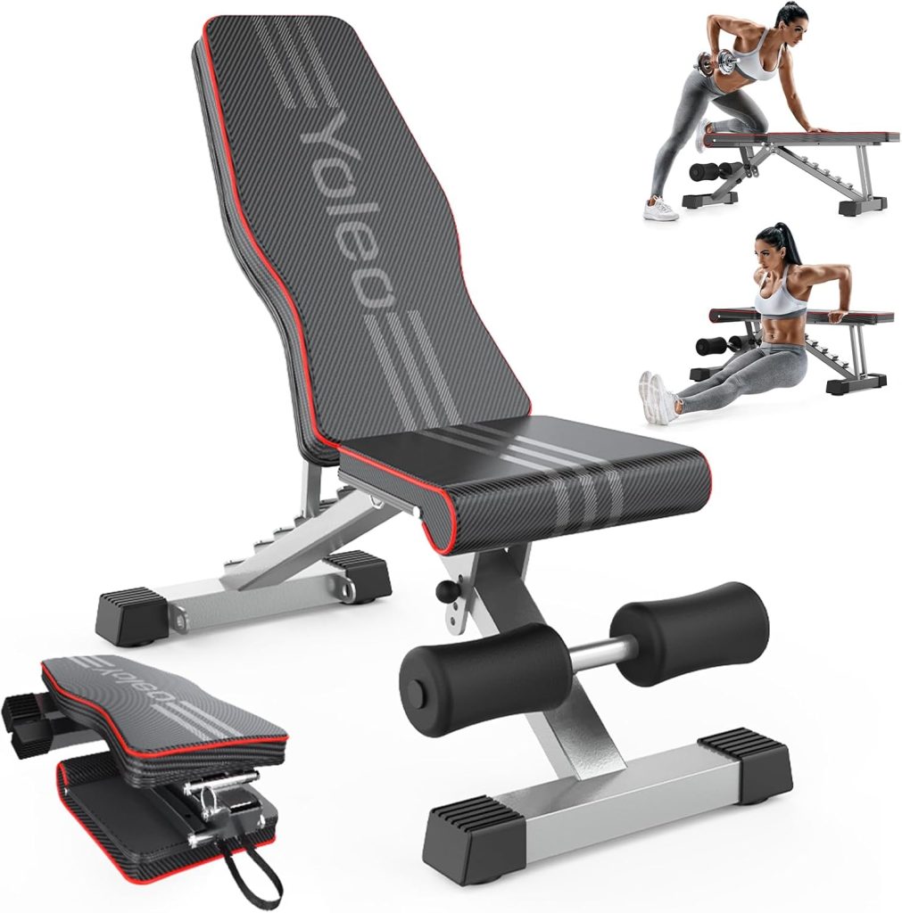 Foldable Bench Press Bench of Home Gym Strength Training